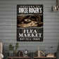Welcome To Flea Market Sign