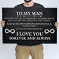 To My Man Father's Day Gift Sign II