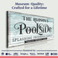 Personalized Poolside Sign