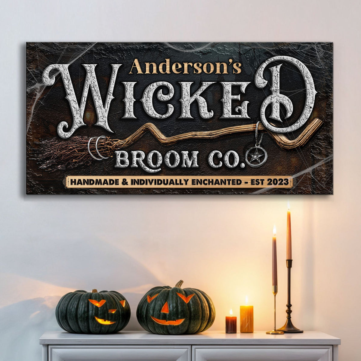 Personalized Wicked Halloween Sign II - view 3