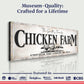 Chicken Family Farm Sign