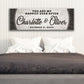 Personalized Happily Ever After Couple Sign III