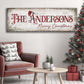 Christmas Family Name Sign II - view 3