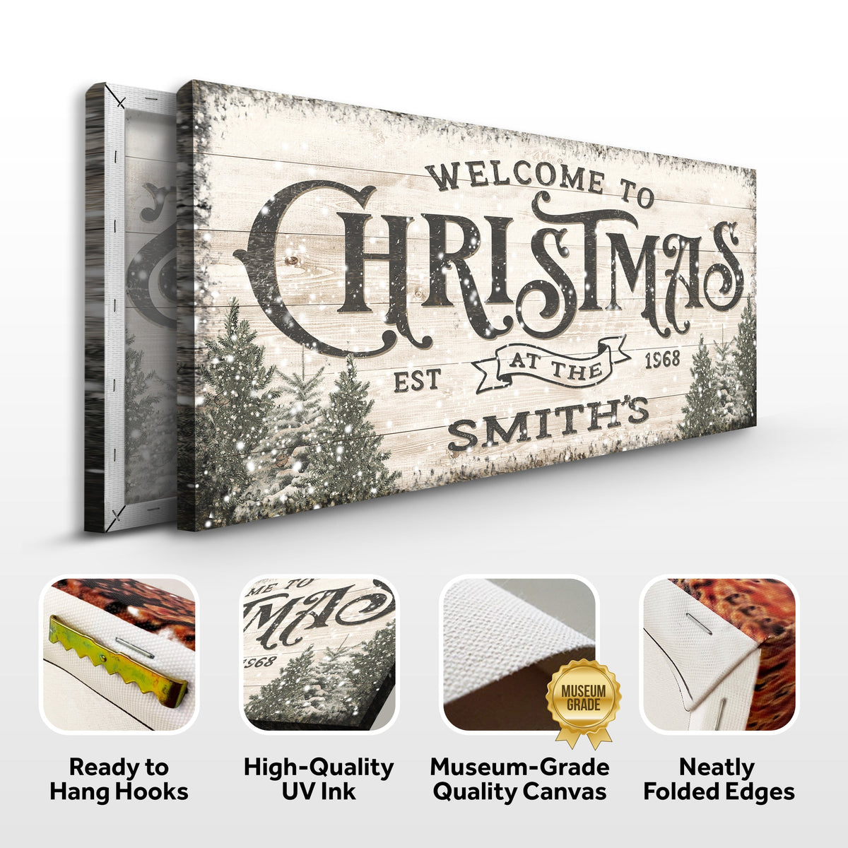 Family Welcome To Christmas Sign III - view 6
