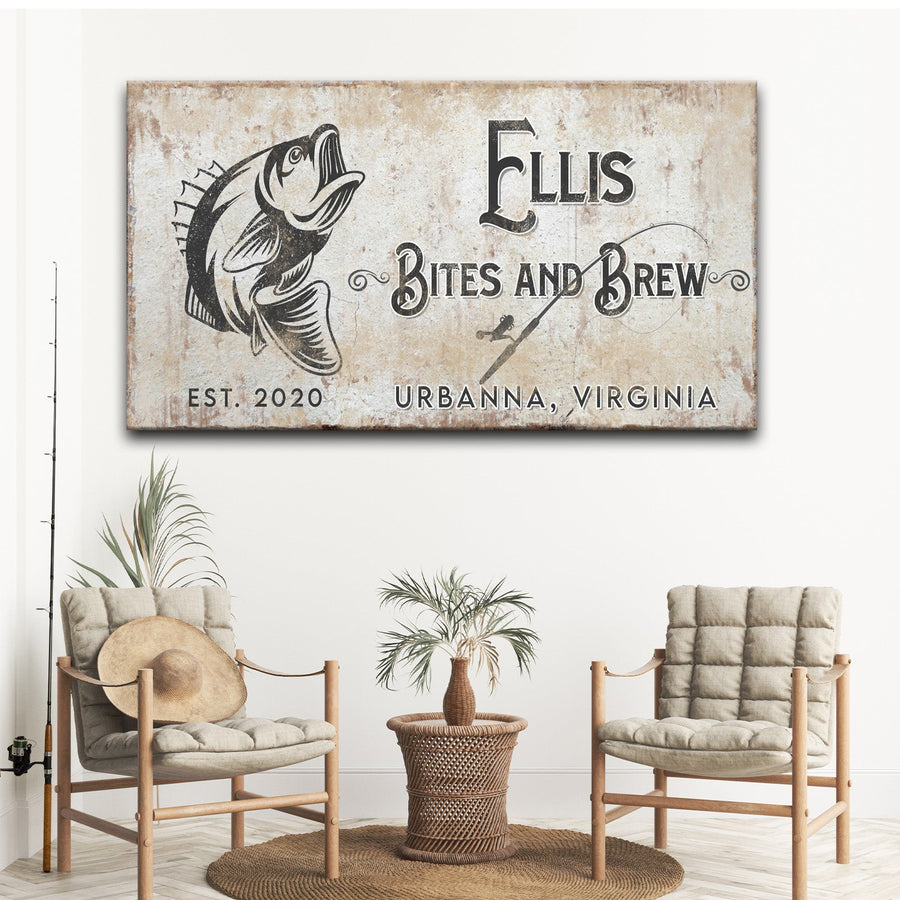 Bites and Brews Sign