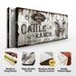 Vintage Cattle Ranch Sign
