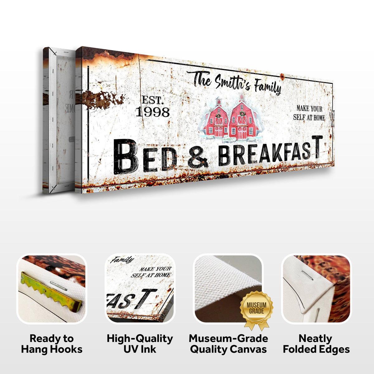 Christmas Bed & Breakfast Sign - view 3