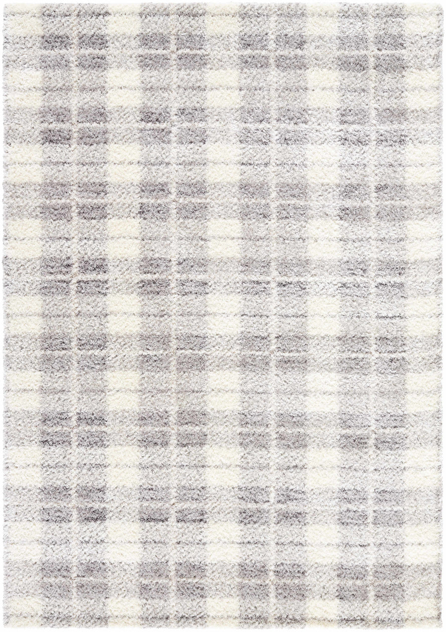 Anfisa Tan Luxe Shag Area Rug