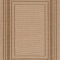 Isoko Bordered Faux Jute Outdoor Rug