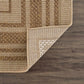 Isoko Bordered Faux Jute Outdoor Rug