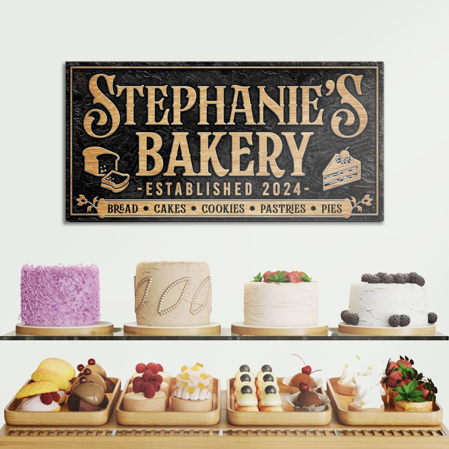 Personalized Bakery Sign