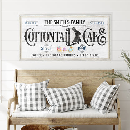 Personalized Easter Bunny Sign