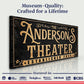 Personalized Theater Sign