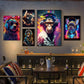 Animal Monkey Cat Dog Headphone Dj Music Poster Canvas P Poster HD Posters Home Room Bar Cafe Decor Art Wall Painting Picture
