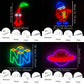 Game Led Neon Sign, 3D Carved Icon Wall Decor, Usb Powered, Used For Room, Club, Game Room, Office, Man Cave Art Wall Lamp.