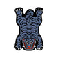 VIKAMA Cartoon Tiger Carpet - Durable and Easy to Clean Home Decor Living Room Sofa Coffee Table Rug Bedside Rug for Bedroom