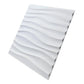 Wall Renovation 3D PVC Wave Board Texture Wall Panel Non-self-adhesive Wall Sticker Art Ceramic Tile Wallpaper Room Bathroom