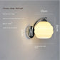European New LED Retro Glass Wall Lamp Living Room Corridor Bedroom Bedside Decorative Lighting E27