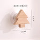 Star Moon wooden decoration Hooks Cute Cartoon animal adhesive wall omnipotent Hooks key holder for the wall home and decoration