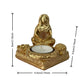 1 Piece of Light Luxury Moon Goddess Candle Holder and Aromatherapy Statue Ornament, Zen Meditation Space Decoration, Desktop Candle and Aromatherapy Holder, Artistic Atmosphere-Enhancing Item