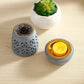 Ceramic Candle Holder Aromatherapy Heating Holder for Herbs Aromatherapy Incense Burner for Yoga SPA Aromatherapy