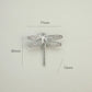 Nordic Gold Dragonfly Single Hole Brass Furniture Handle Luxurious Kitchen Drawer Handles Hardware Dresser Cabinet Pulls