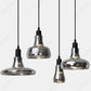 European Modern Minimalist LED Glass Chandelier Bar Restaurant Living Room Coffee Shop Bedroom Decorative Lighting