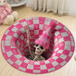 Fantasy Dragon 3D Printed Round Rug Library Dragon Hole Illusion Floor Mat Mystic Gothic Home Decor Round Carpet