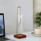 Glass Incense Holder Wooden Incense Holder for Sticks with Glass Ash Catcher Anti-Ash Flying Incense Burner for Yoga Home Decor