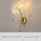 Flower Led Wall Lamps for Living Room Bedroom Bedside Sconce Light Modern Hallway Restaurant Background Decoration Lighting Deco