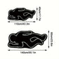 VIKAMA Abstract Human-Shaped Carpet Anti-Slip Area Entrance, Living Room Floor Mat, Bedroom Bedside Rug, Home Decoration