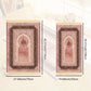 VIKAMA Islamic Prayer Mat, Anti-Slip And Soft With Fringed Edges Prayer Mat, For Ramadan, Hajj, And Asr Prayers Of Muslims