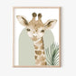 Nordic Modern Cute Animal Elephant  Giraffe Cat Prints Canvas Painting Poster For Living Room Play Room Kids Room Home Decor