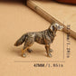 Copper Craft Brass Solid Cat Owl Statue Creative Animal Desk Ornaments Desktop Home Decoration Collectible Cute Statue Ornament