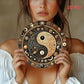 Yin Yang Feng Shui Metal Sign -Hanging Decor for Home, Office, Cafe, Bar - Indoor & Outdoor Multi-Use with Detailed Carving