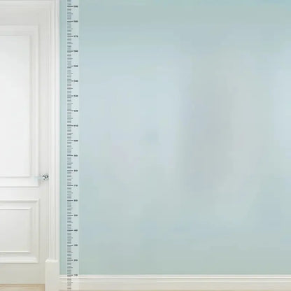 2m Wall Height Measurement Card - Easy-to-Read Durable PC Material Writeable & Removable Ideal for Room Decor Wall Decorations
