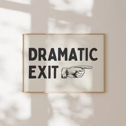 Dramatic Exit Hallway Wall Art Prints Canvas Painting Poster Picture For Living Bedroom Kids Room Home Decor