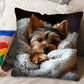VIKAMA Adorable Puppy Print Decorative Pillowcase, Multi-Size Pillow for Living Room, Office, and Bedroom Home Decor