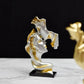 Our resin couple figurines are made of one-piece molding technology, the surface is neat and smooth, not easy to oxidize and fad
