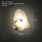 Natural Marble LED Wall Lamp Copper Luxury Novelty Lighting Sconce For Bedroom Living Dining Room Wall Decor Modern Art Design