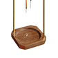 Glass Incense Holder for Dual Sticks Anti-Ash Flying Incense Burne with Ash Catcher Incense Stick Holder for Yoga Meditation Spa