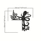 Black Metal Marine Animal Door Frame Decor - Turtle, Dolphin, Octopus, Seahorse & Starfish Patterns, Nautical Coastal Wall Art