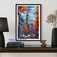 Europe Travel Poster European Natural Landscape Poster Canvas Painting Fjords Northern Lights Cornwall Traveling Wall Decoration