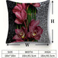 VIKAMA's modern floral pattern pillowcase is durable and serves as a decorative cushion cover for both home and bedroom use