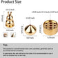 3 in 1 Brass Incense Holder 3 Styles Incense Cone Incense Sticks Coil Incense Holder Incense Burner for Yoga Home Decoration