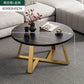 Simplicity Black Coffee Tables Round Nordic Advanced Sense Luxury Coffee Tables Marble Effect Unique Couchtisch Home Furniture