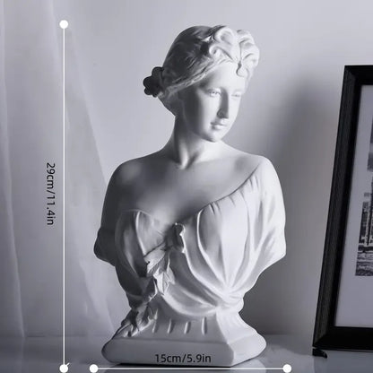 Resin Venus Greek Goddess Statue Elegant Classic Mythological Inspiration Home Decor Ornament Suitable for Living Room