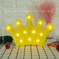 1PC Creative LED Shaped Lamp Indoor Battery Powered Wall Light,Decoration Night Light For Bedroom Table Beach Party&Photography