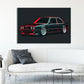 Luxury Racing Car Graffiti E30 Sports Car, Wall Art, HD Canvas Printing Poster, Home, Living Room, Room Decor Supplies