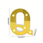 1PC 16cm Golden Numbers&English Led Letter Lights,Battery Powered Decoration Light For Festive,Proposal,Birthday,Wedding,Party